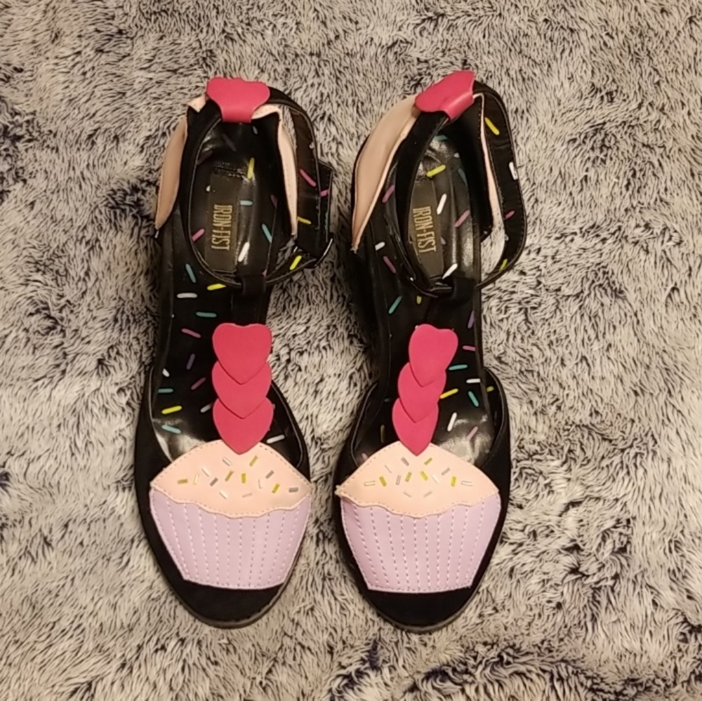 Iron Fist Cupcake Heels
